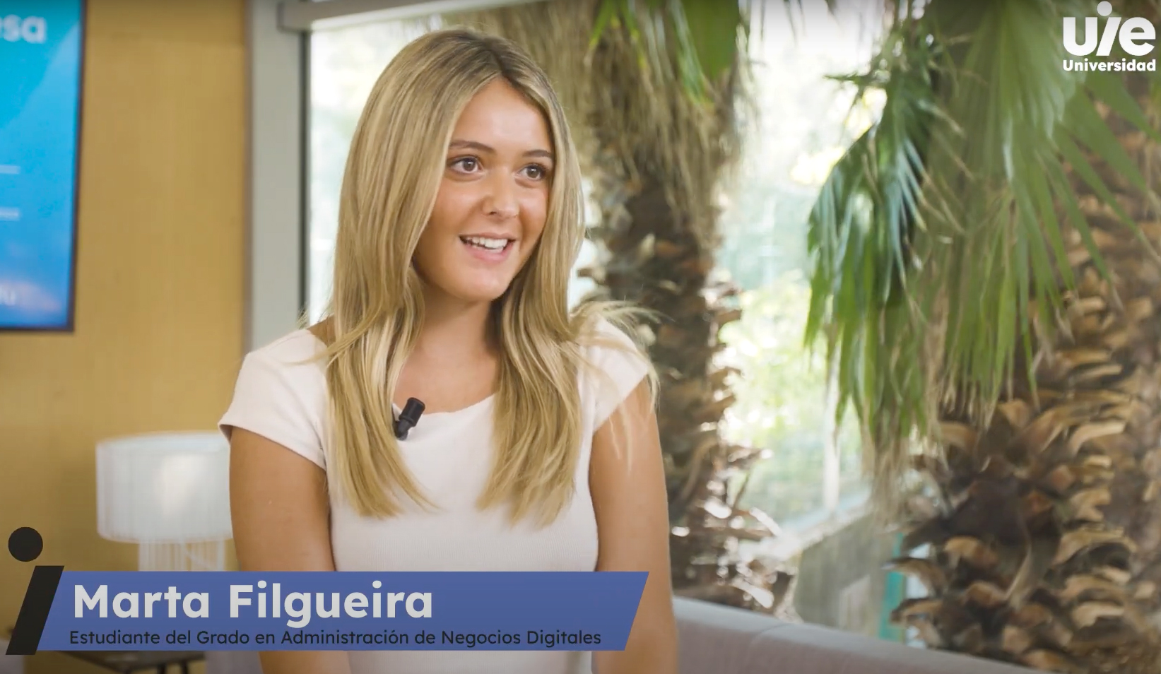 Estudiante del Grado en Administración de Negocios Digitales en la UIE